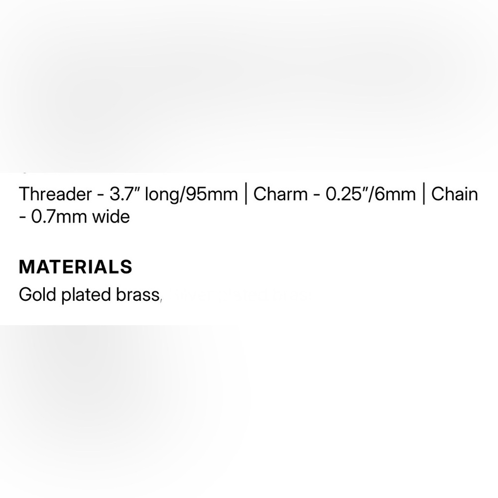 Gold Shell Coil Threader Earrings - Picture 4 of 7